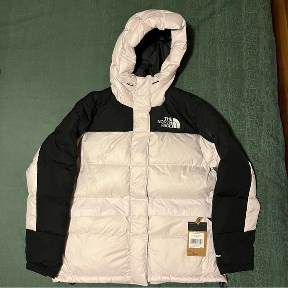 The North Face Womens Himalayan Down Parka Jacket / Lavender Fog / Size L - Picture 1 of 5